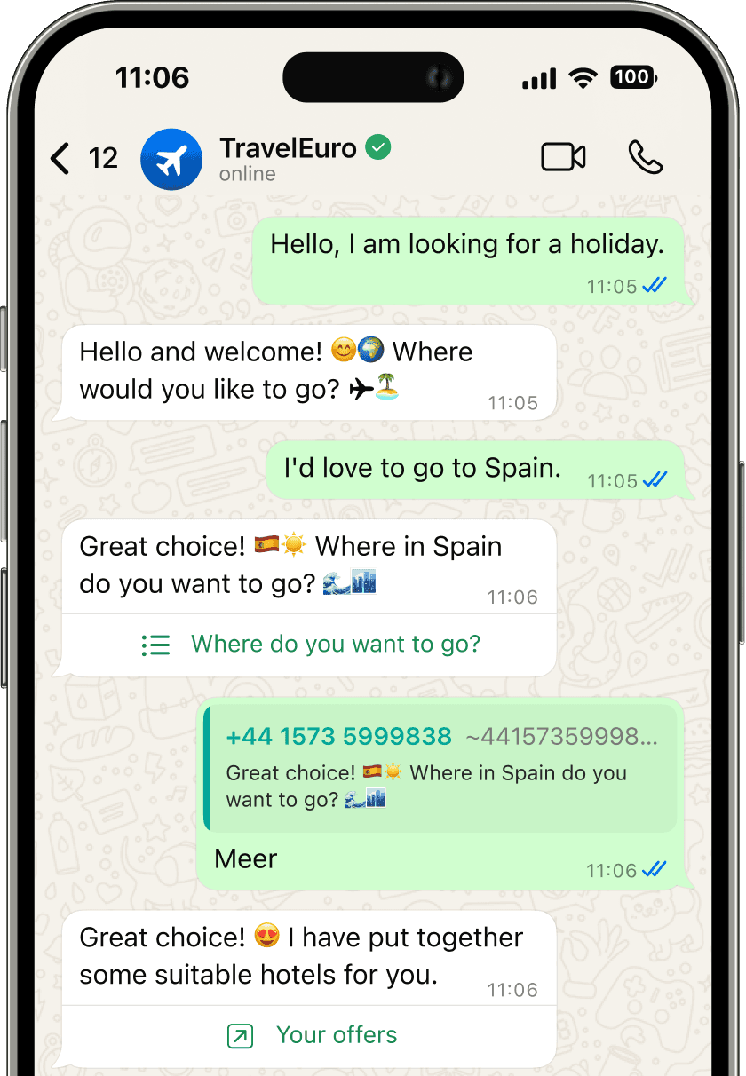 Automated travel consulting