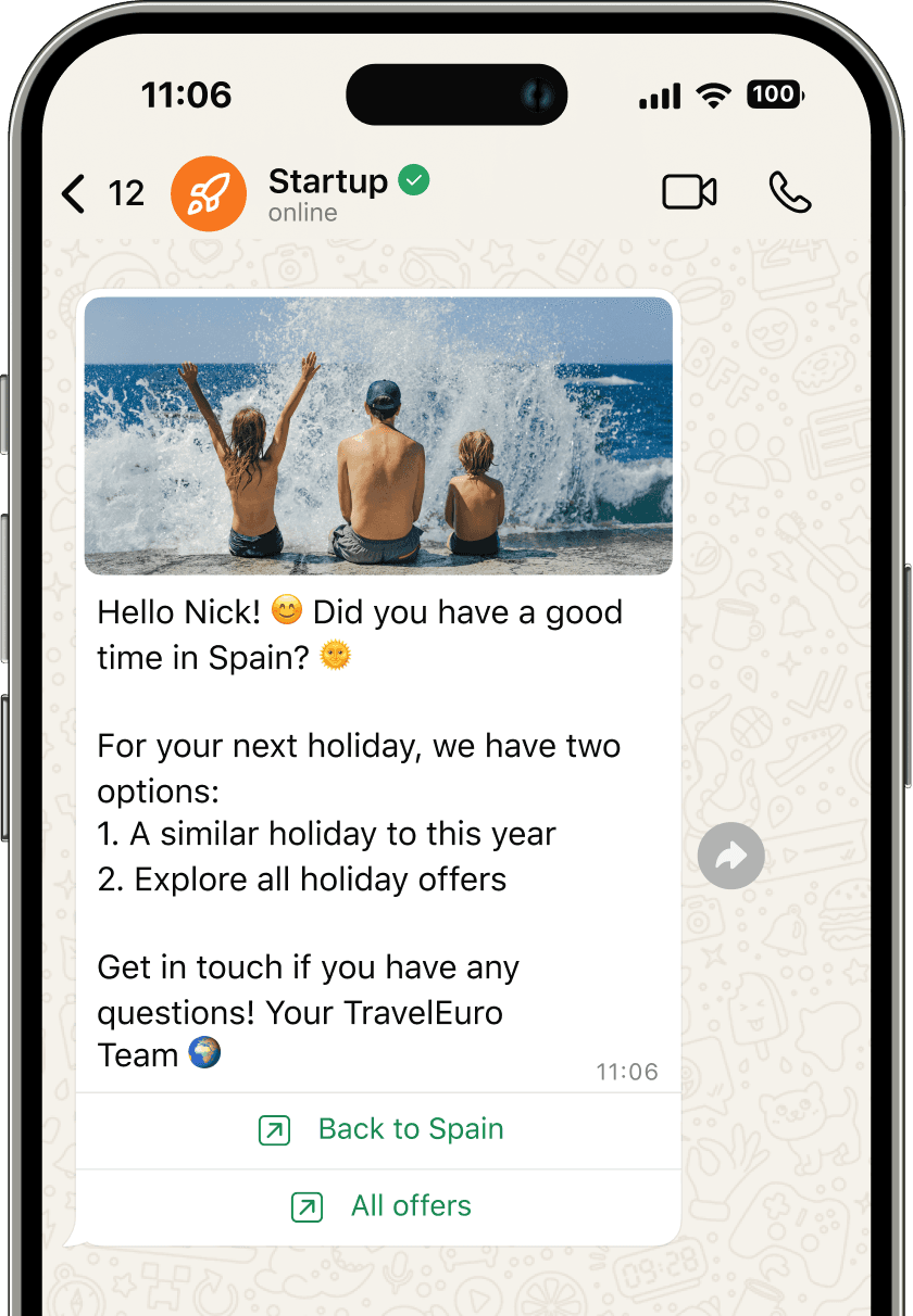 Higher open rates with WhatsApp newsletters