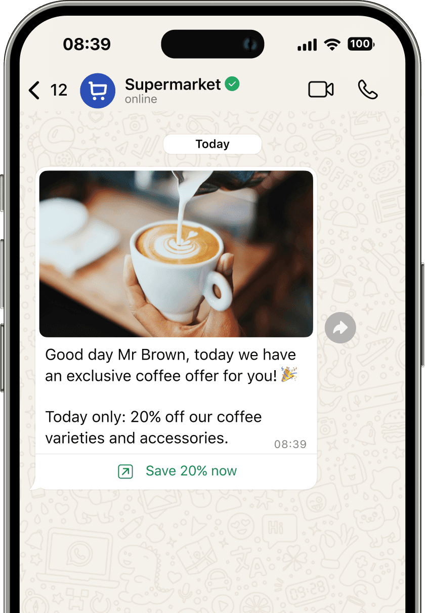 Campagne WhatsApp per offerte speciali