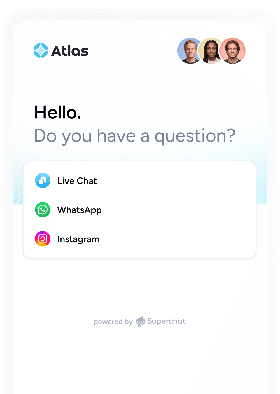 Stronger customer bonds with a live chat