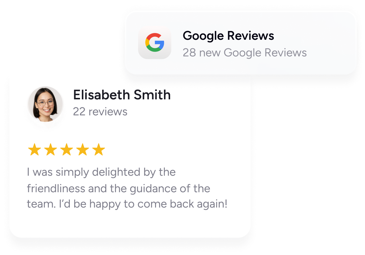 Google reviews illustration