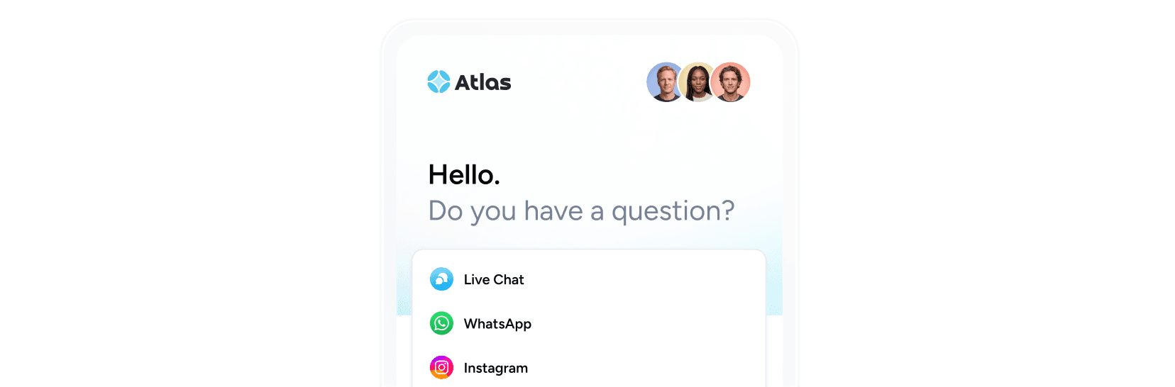 Personalised consultation with live chat
