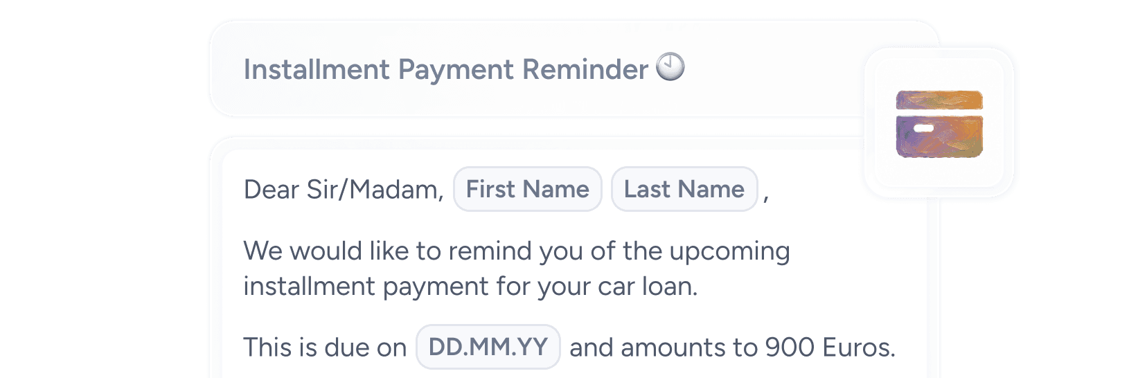 Payment reminders via WhatsApp